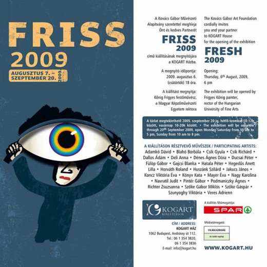 Kogart Friss kiállítás meghívó