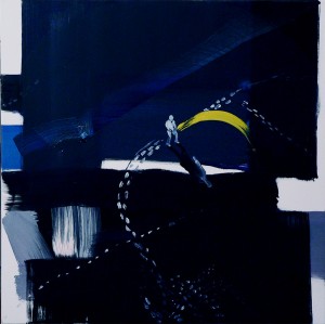ÖRÖM / olaj, vászon / 90*90 / 2009 /